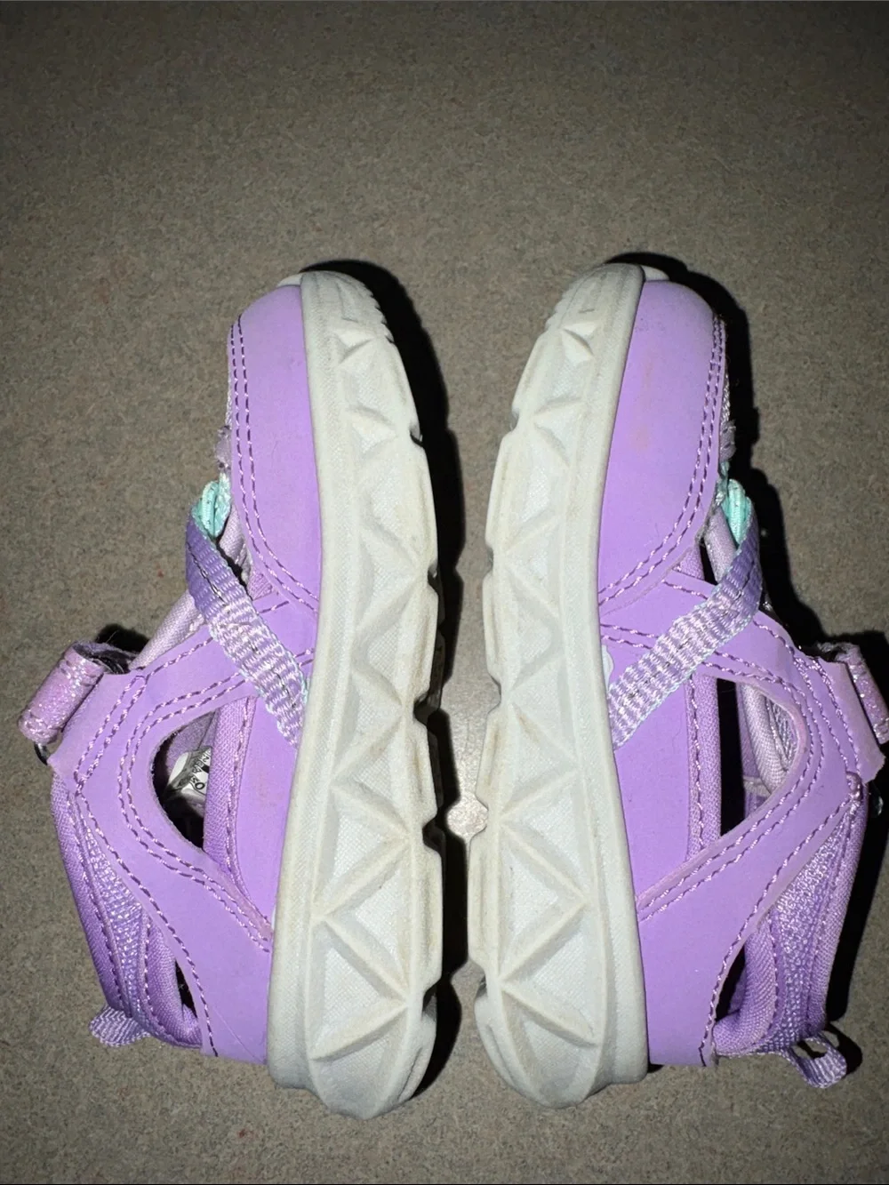 OshKosh B'gosh Purple with Mint Toddler Sneakers
